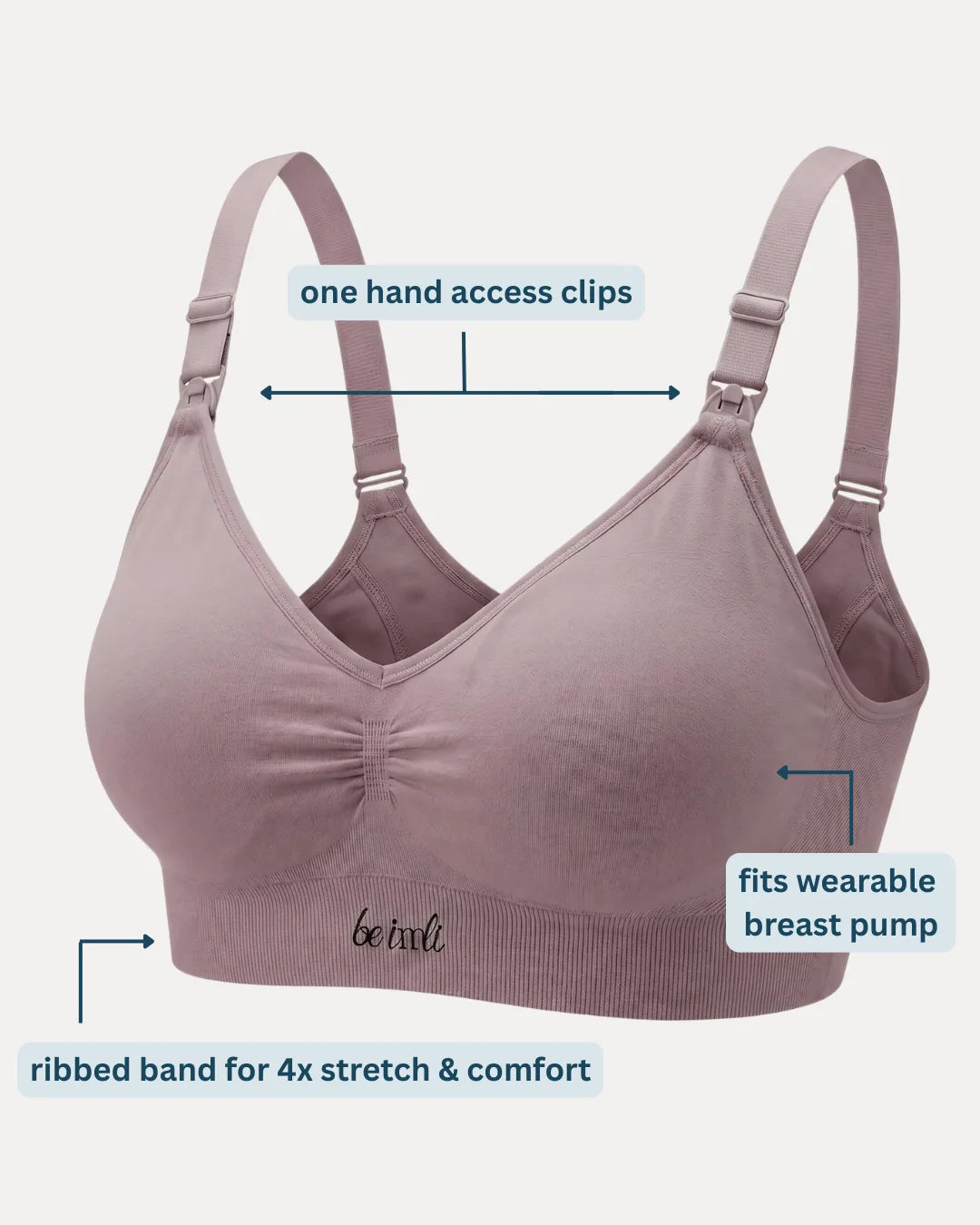 The 'All Day' Pack of 2 - Mauve