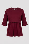 'Just In Case' Concealed Zipper Feeding Cotton Top