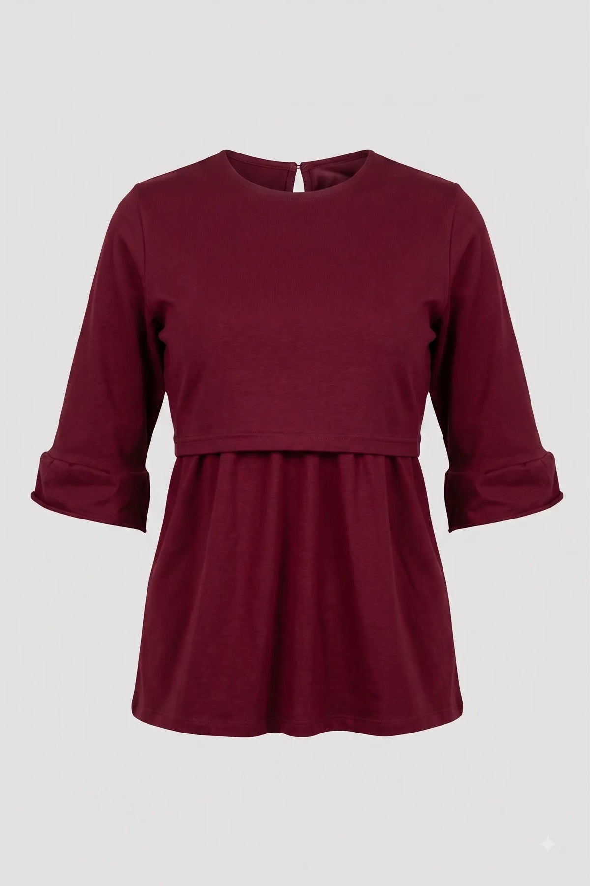 'Just In Case' Concealed Zipper Feeding Cotton Top