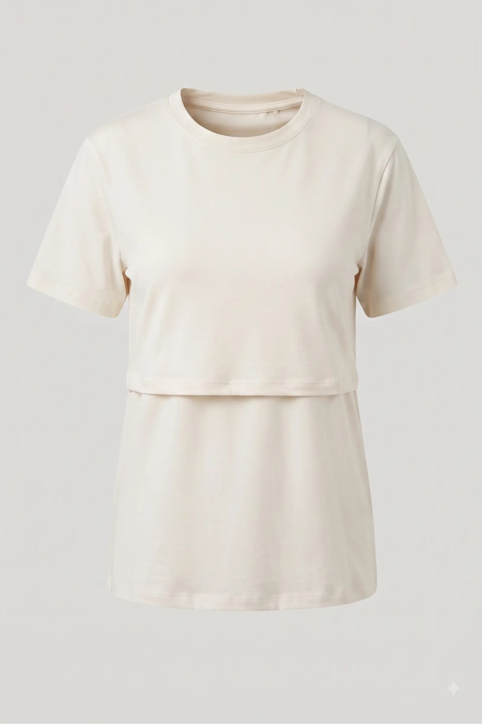 'Sundaying' Zipless Feeding Bamboo Cotton Tee