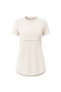 'Sundaying' Zipless Feeding Cotton Tee